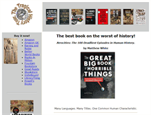 Tablet Screenshot of bookofhorriblethings.com